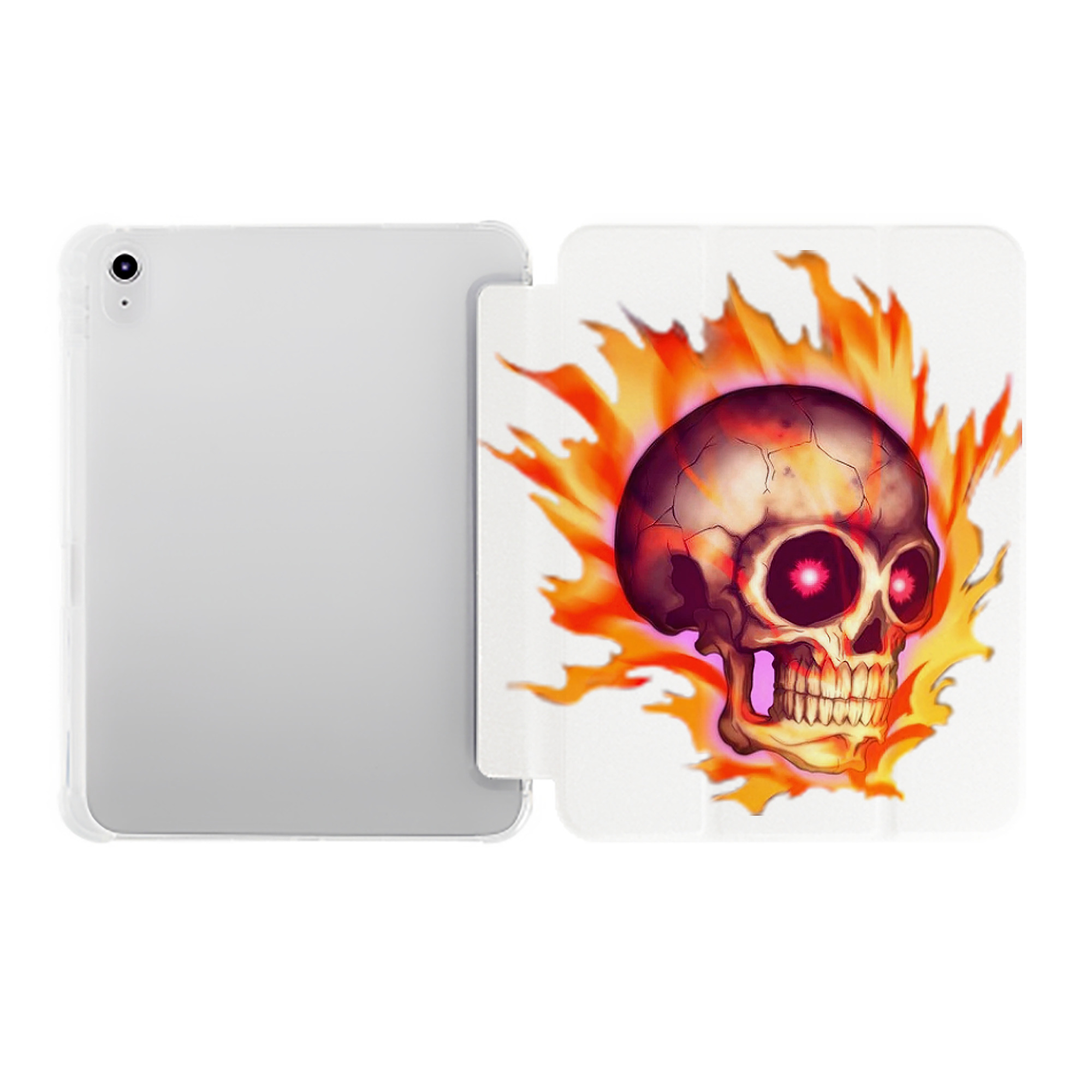 （画像用） 遊☆戯☆王 Yu-Gi-Oh! IPad ケース ペン収納付き 三つ折りスタンド PUレザー×シリコン 対応機種9.5/10.5/10.9インチ